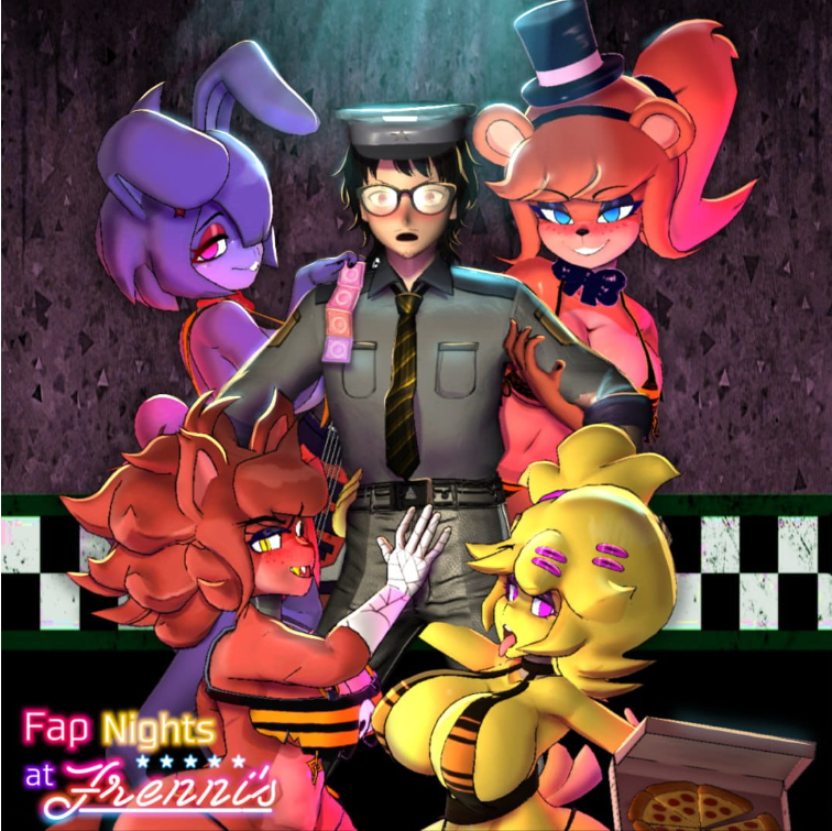 【PC/汉化版/3D/动态/视觉小说/5.58G】弗倫尼夜店的激情之夜 (Fap Nights at Frenni’s) Ver0.2.8 汉化版+3D动态视觉小说游戏+5.58G