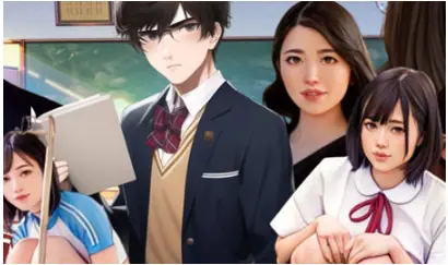 【PC/汉化/亚洲风/真人/HTML游戏/22.8G】 学校物语(Gakko No Monogatari) Ver0.25 浏览器转中 真人HTML游戏+22.8G