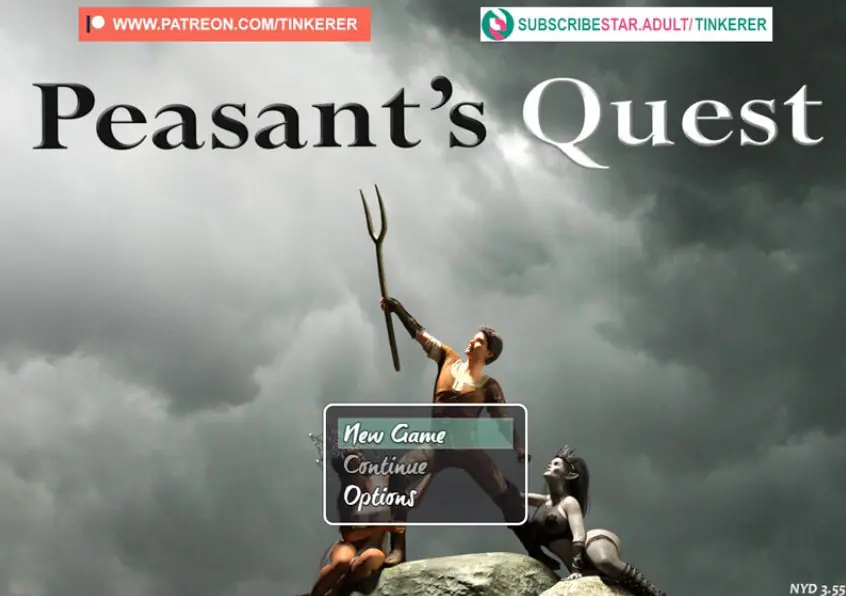 【PC/AI汉化/神作/RPG游戏/5.0G】 农民的追求（Peasant’s Quest）Ver3.95 PC+joi模拟器 内嵌AI汉化版+攻略+作弊码+神作RPG游戏+5.0G