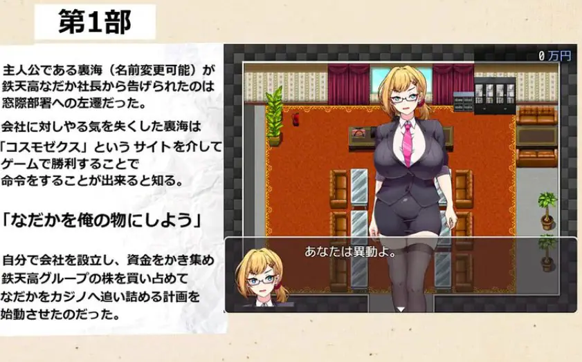 【PC/AI汉化/日式/RPG游戏/1.20G】 掌控赌博的遥控器 （Dominate Gamble Remote）  Ver1.11 AI汉化版+日式RPG游戏+1.20G