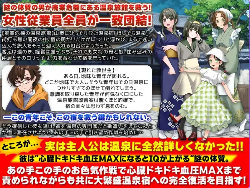 【PC/AI汉化/日式/RPG游戏/500M】 让温泉旅馆生意兴隆的经营游戏 欢迎来到星空温泉！ AI汉化版+日式RPG游戏+500M